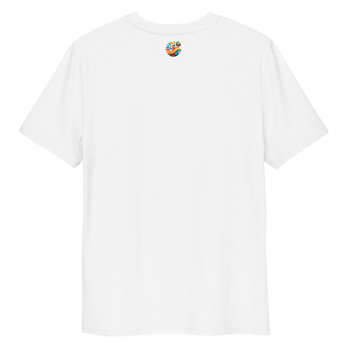 Camiseta de algodón orgánico unisex con Estampado de Surf y Palmera Tropical
