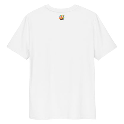 Camiseta de algodón orgánico unisex con Estampado de Surf y Palmera Tropical