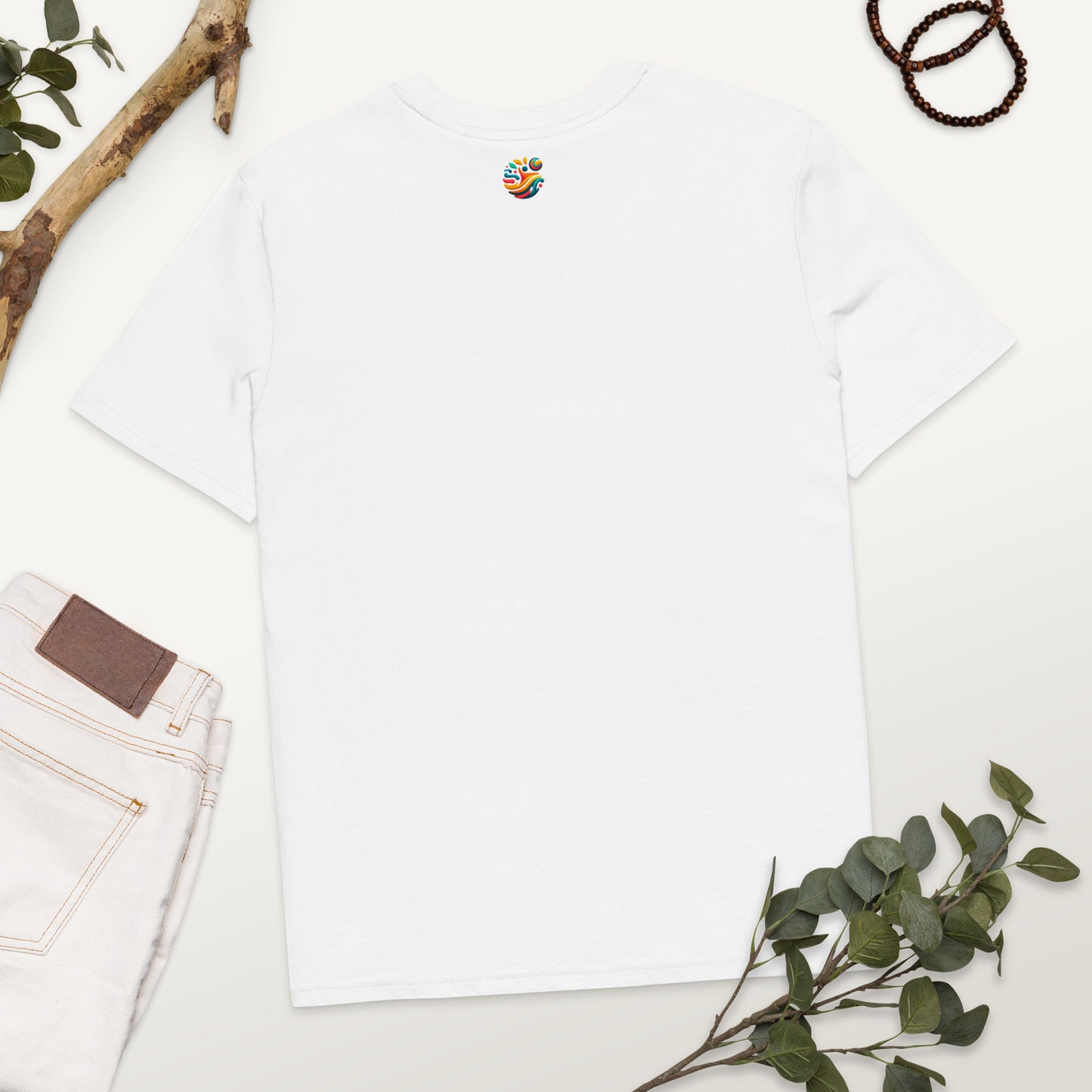 Camiseta de algodón orgánico unisex con Estampado de Realidad Virtual y Juegos