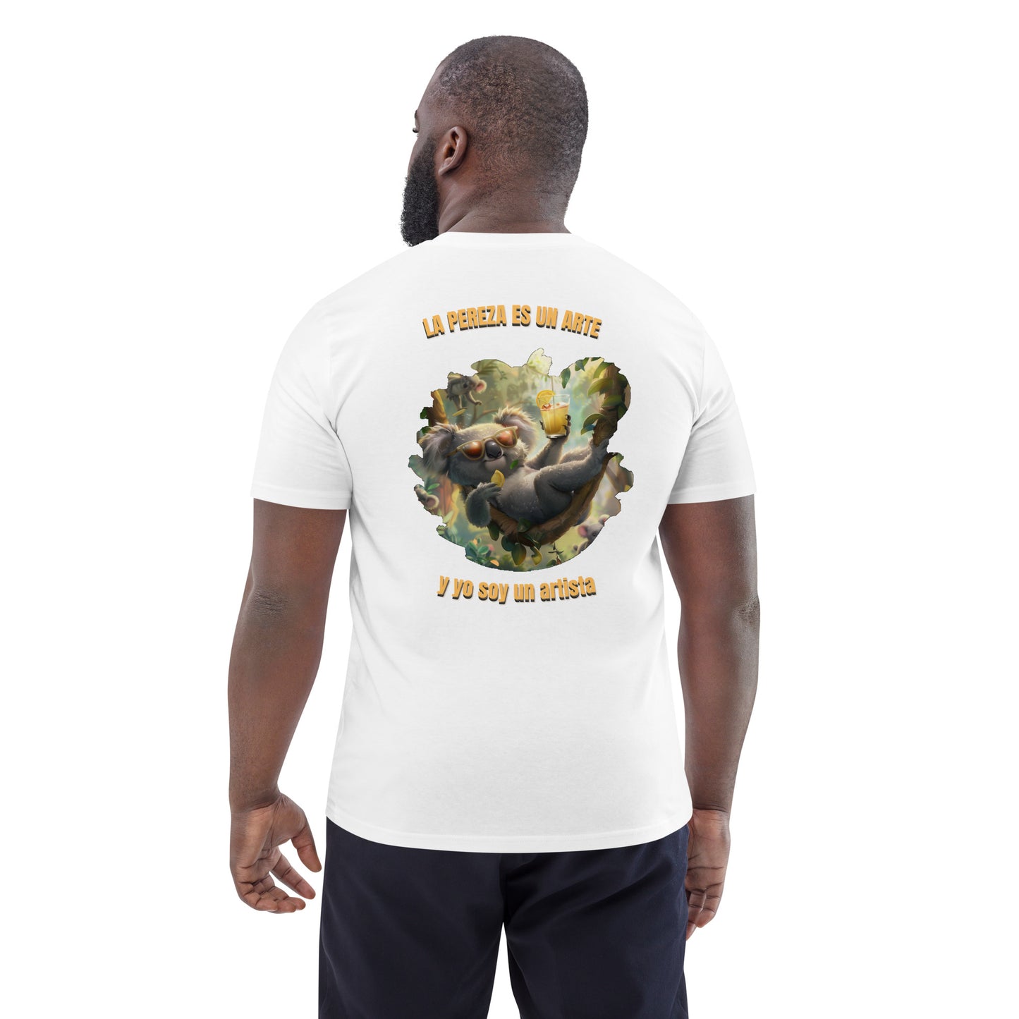 Camiseta Orgánica "Arte de la Pereza" para Relajarse con Estilo