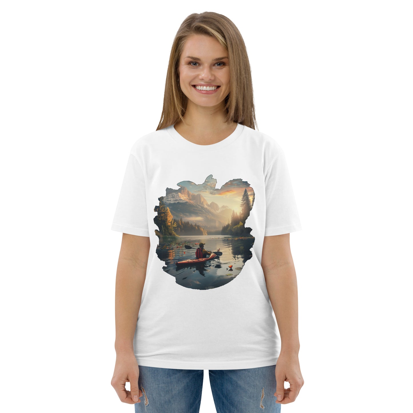 Camiseta Orgánica de Algodón "Explorador del Lago"