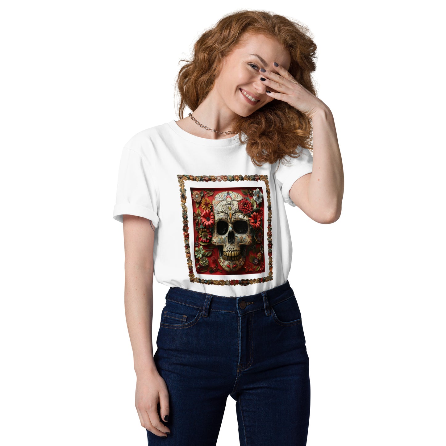Camiseta ecológica unisex "Calavera"