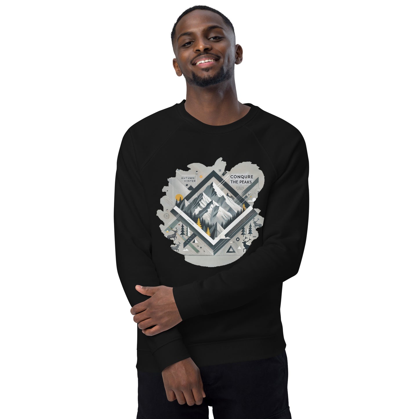 Sudadera orgánica raglán: comodidad natural y estilo sostenible.
