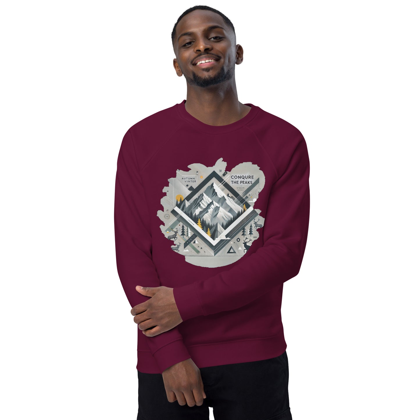 Sudadera orgánica raglán: comodidad natural y estilo sostenible.
