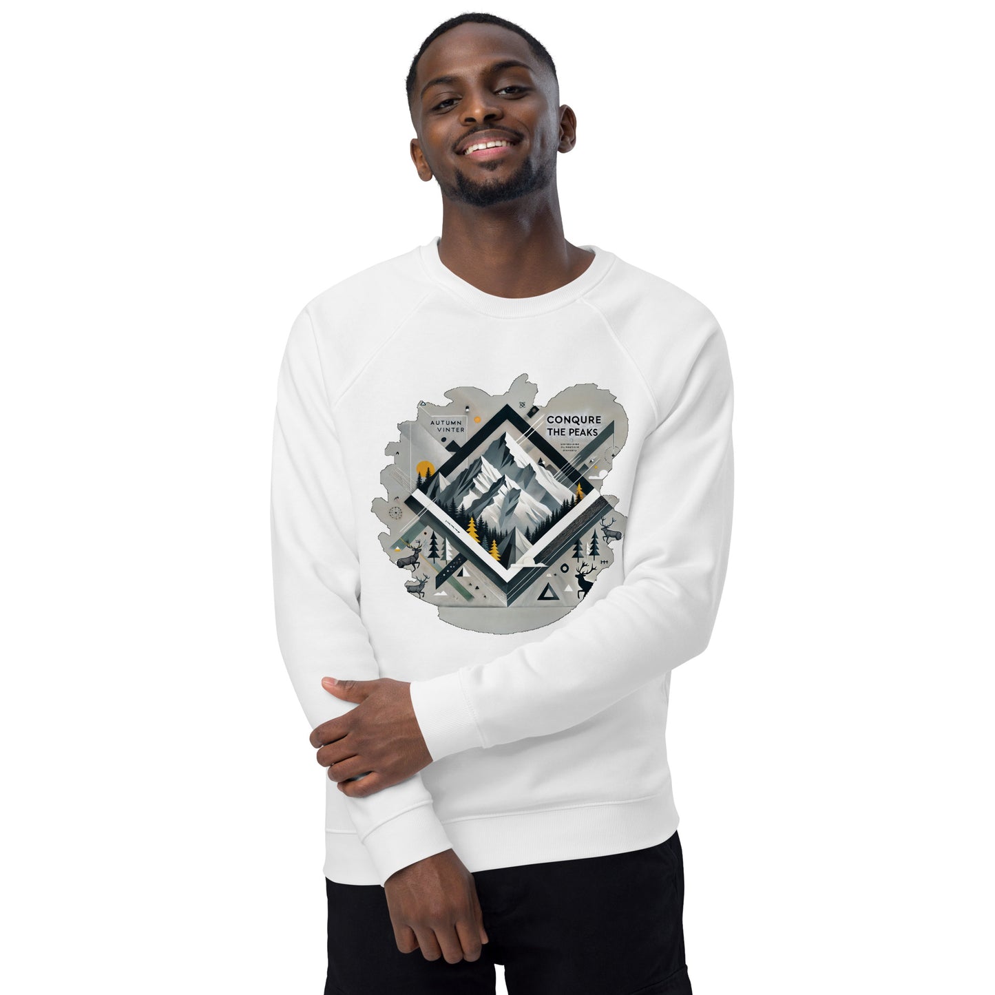 Sudadera orgánica raglán: comodidad natural y estilo sostenible.