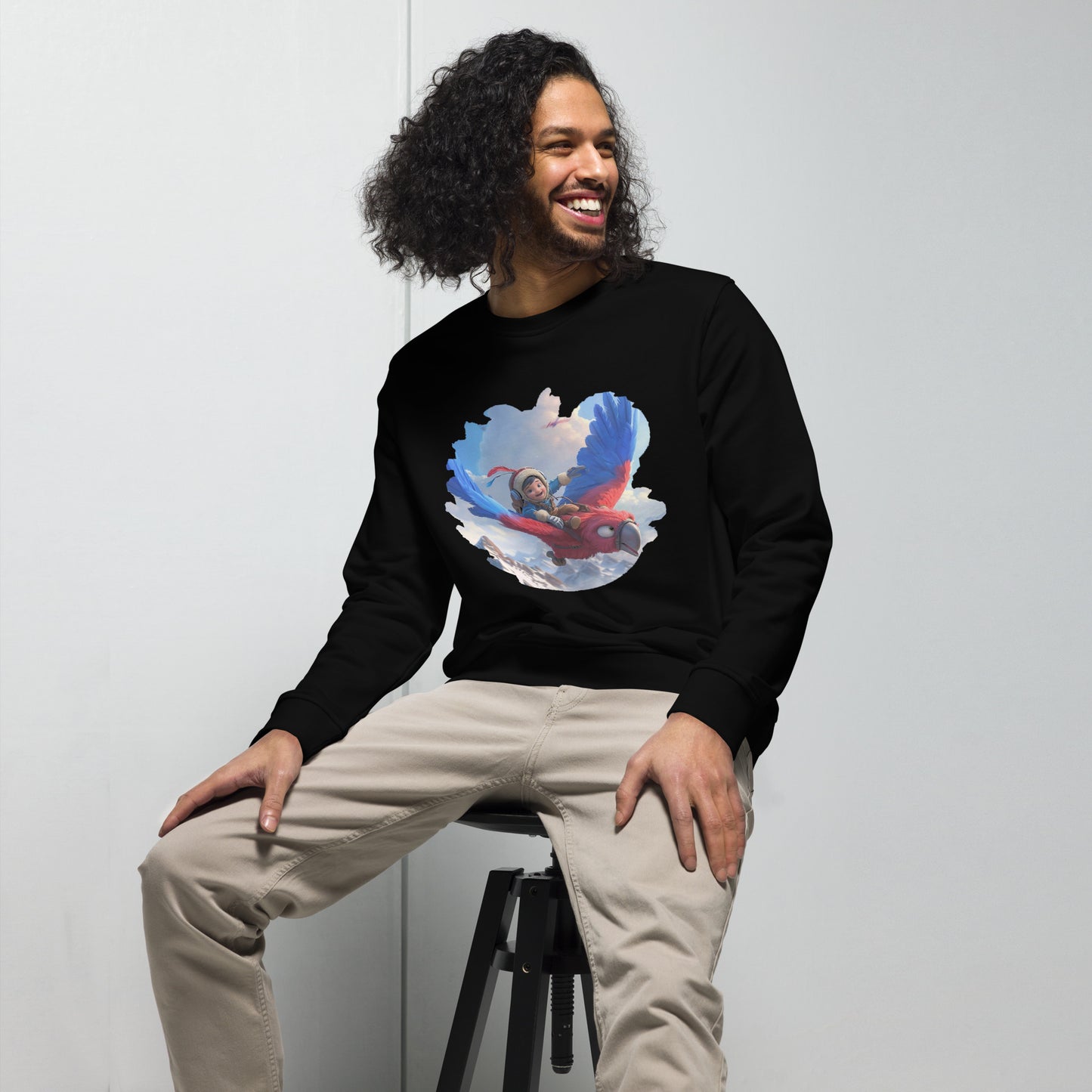 Sudadera Orgánica Unisex "Aventuras en las Alturas"