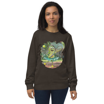 Sudadera Orgánica Unisex "Aguacate Tenista"