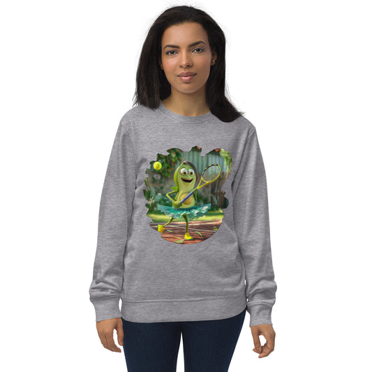Sudadera Orgánica Unisex "Aguacate Tenista"