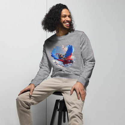 Sudadera Orgánica Unisex "Aventuras en las Alturas"
