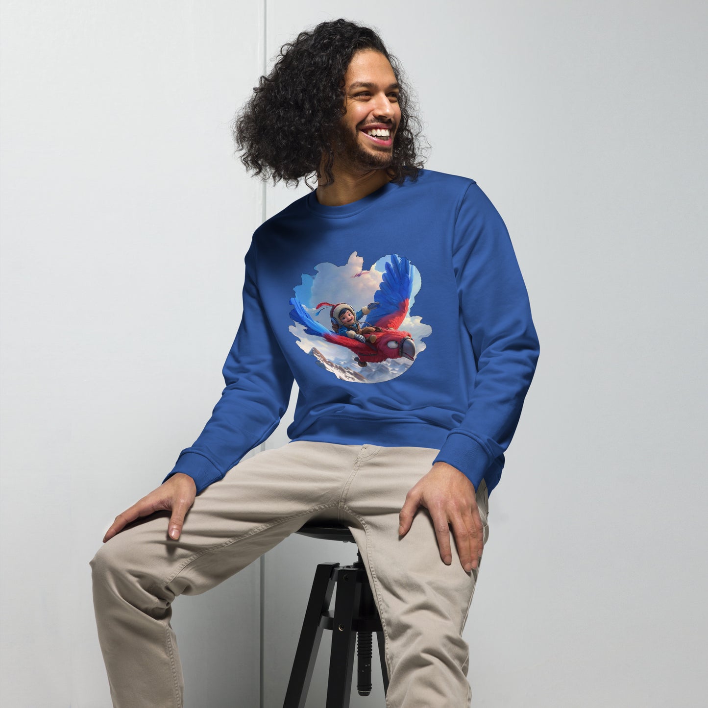 Sudadera Orgánica Unisex "Aventuras en las Alturas"