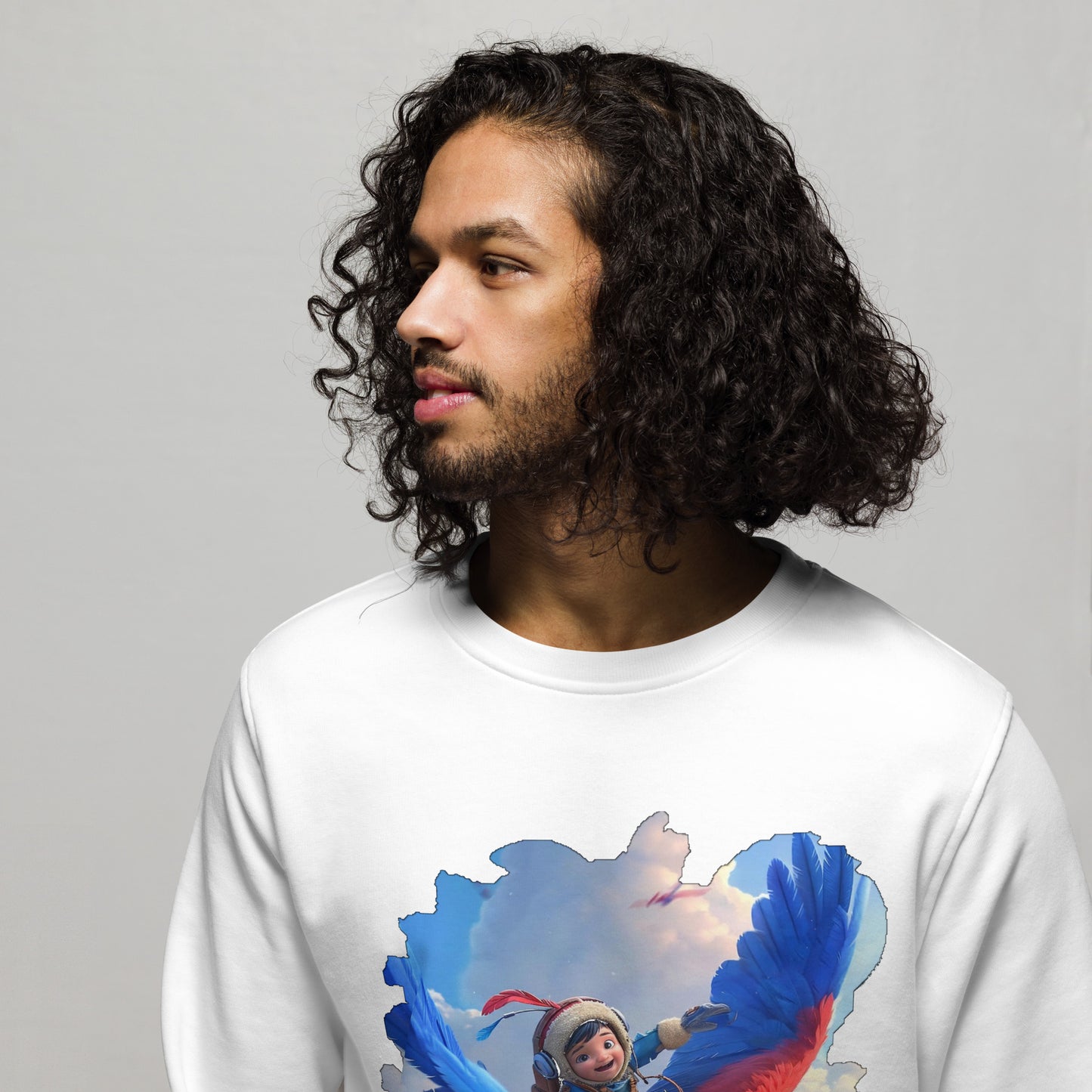 Sudadera Orgánica Unisex "Aventuras en las Alturas"
