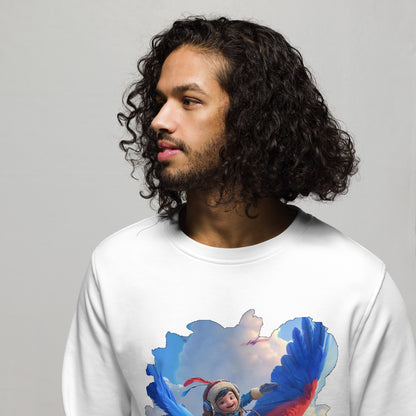 Sudadera Orgánica Unisex "Aventuras en las Alturas"