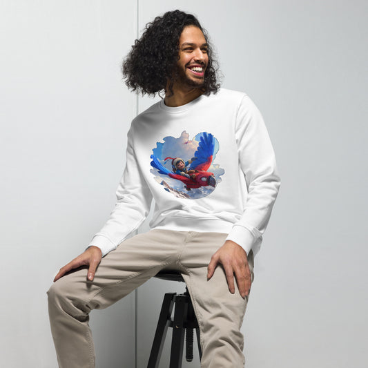Sudadera Orgánica Unisex "Aventuras en las Alturas"